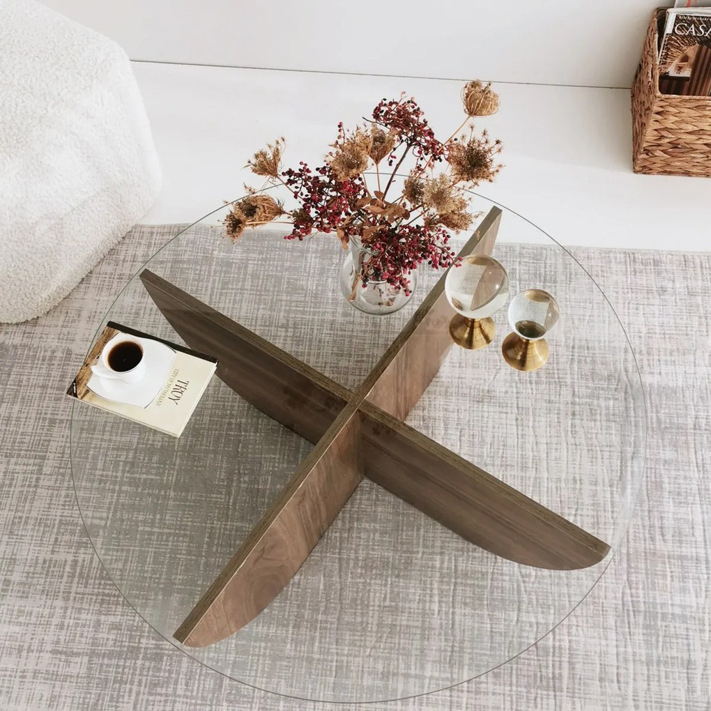 Măsuță de cafea Lily Walnut