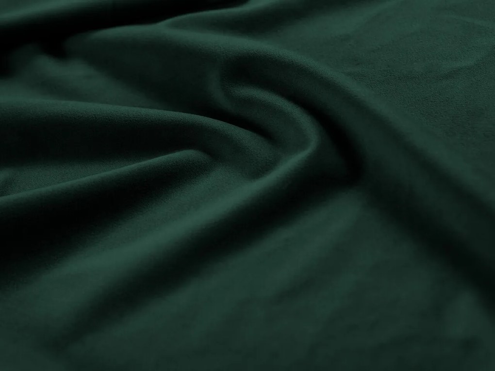 Coltar dreapta, Madara, Mazzini Sofas, 5 locuri, black legs, 254x182x90 cm, catifea, verde bottle