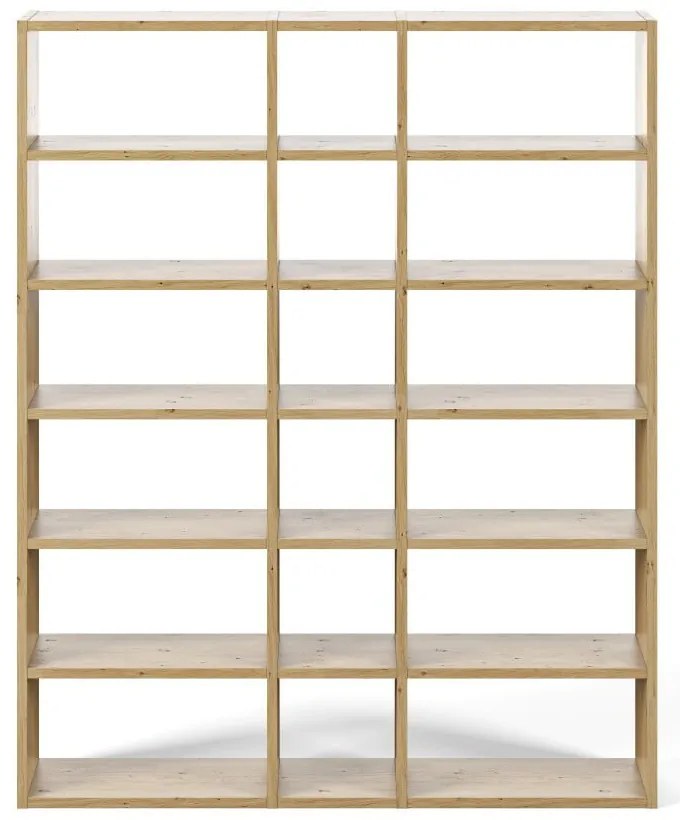 Bibliotecă TemaHome Pombal, lățime 182 cm, maro deschis