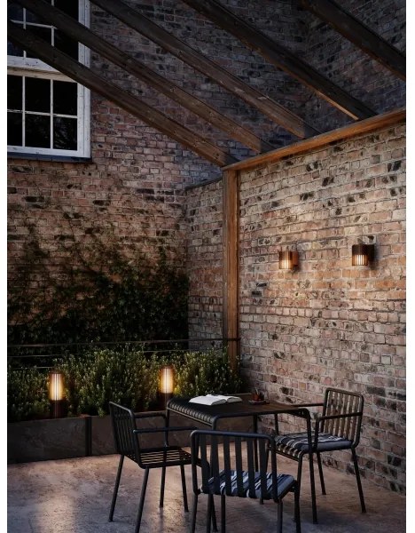 Lampă de exterior Nordlux ALUDRA 1xE27/15W/230V IP44 maro 45,4 cm