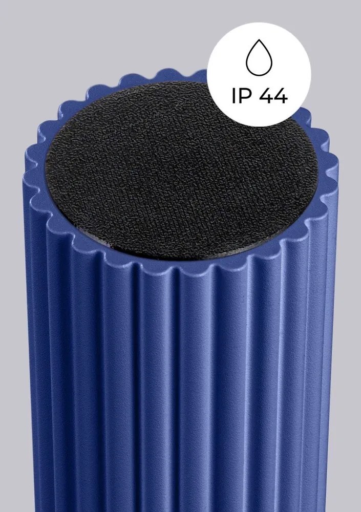 Plafonieră albastră cu abajur din sticlă ø 12 cm Orbital – Sollux