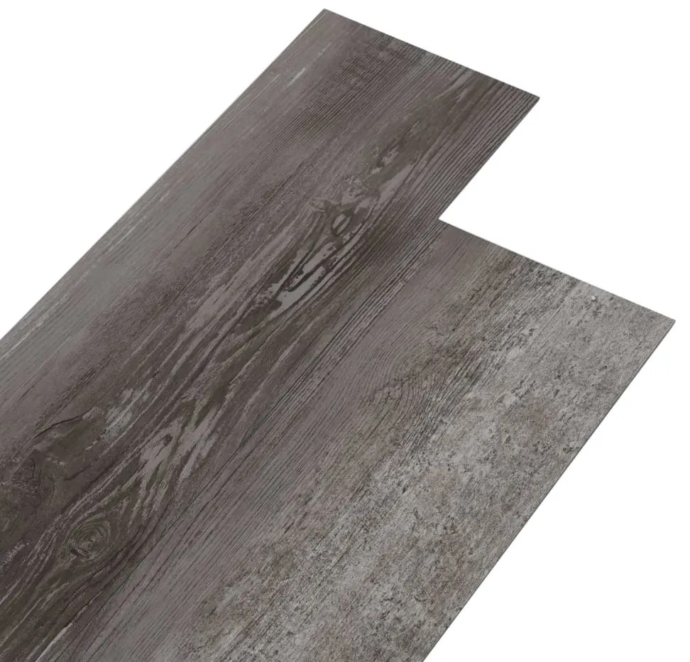 146564 vidaXL Plăci de pardoseală autoadezive, lemn dungi, 5,02 m², PVC, 2 mm