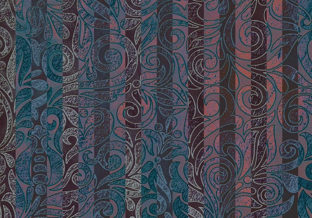 Fototapet - Ornament în dungi (152,5x104 cm)