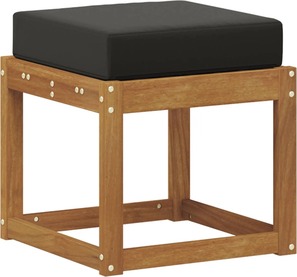 vidaXL Bancă de exterior natural 43 x 43 x 37 cm Lemn Solid de Acacia