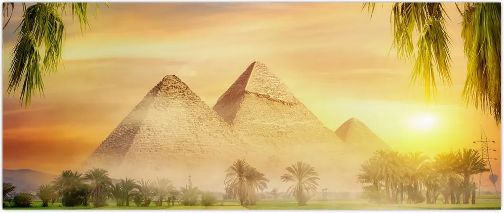 Tablou - Piramide (120x50 cm)