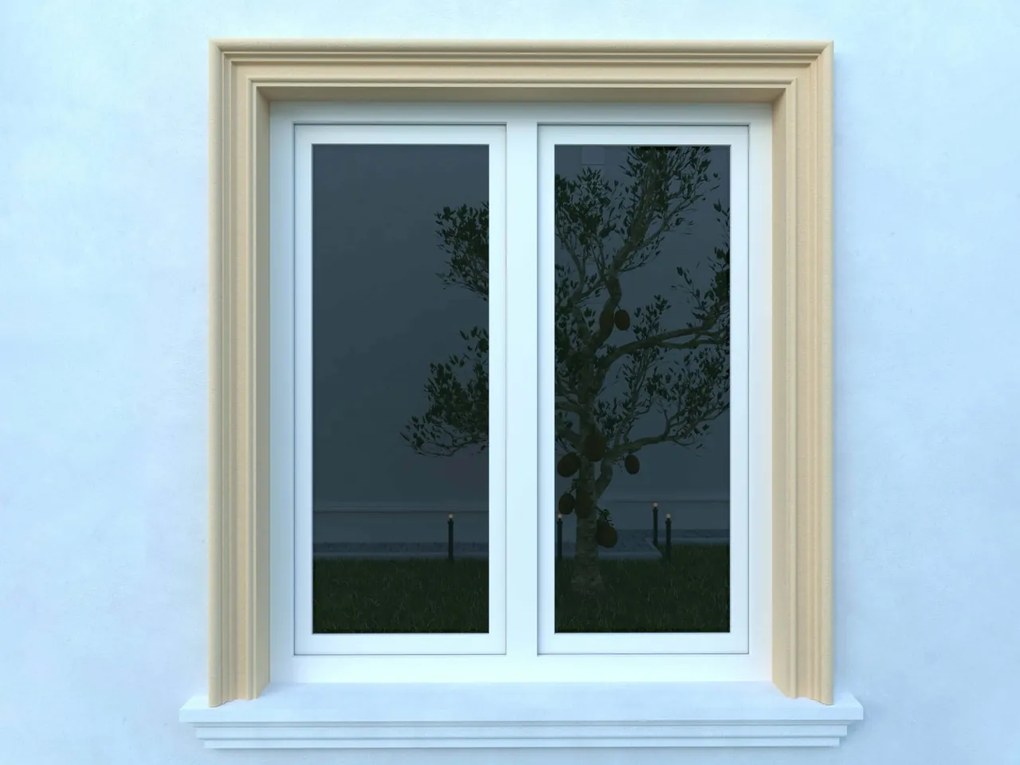 Ancadrament fereastra exterior FP123 dimensiuni 135x81x2000mm