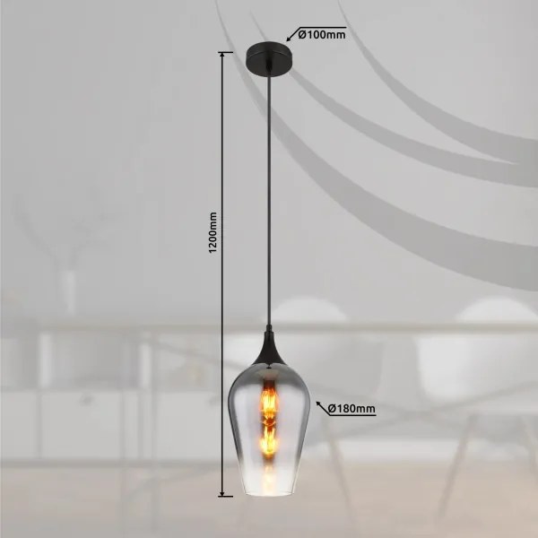 Lustră pe cablu Globo 15552H3 LAVUS 1xE27/60W/230V