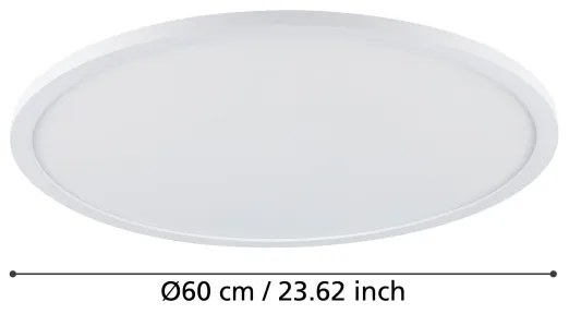 Eglo 900759 - Plafonier LED SARSINA-Z 41W/230V, pr. 60 cm, alb