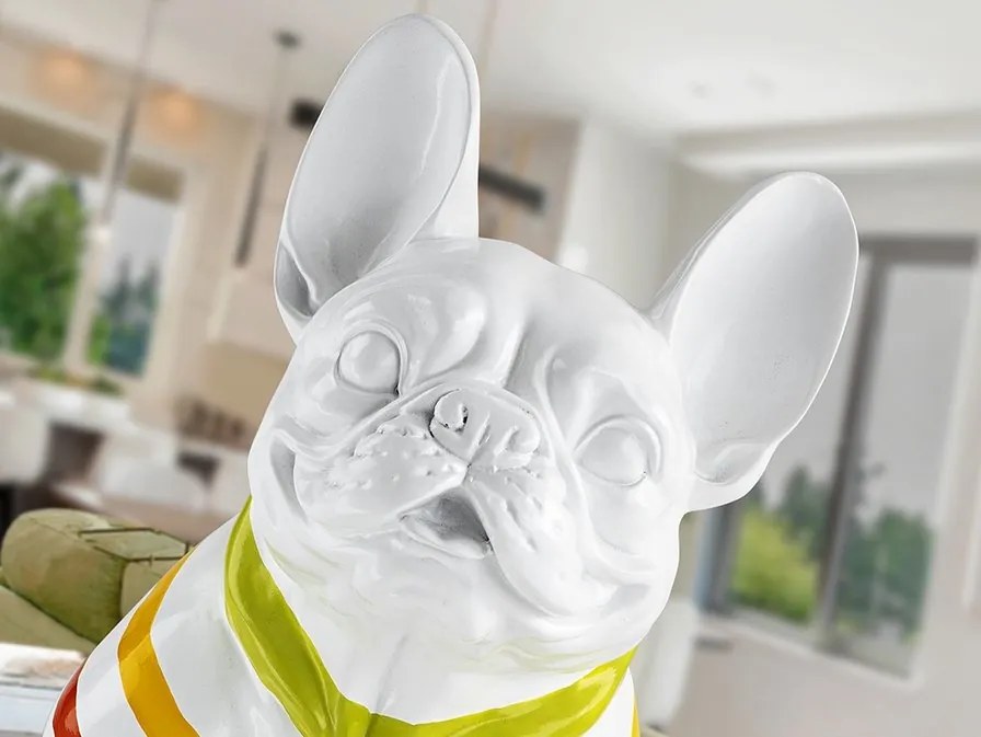 Figurina decorativa caine bulldog Frenchi
