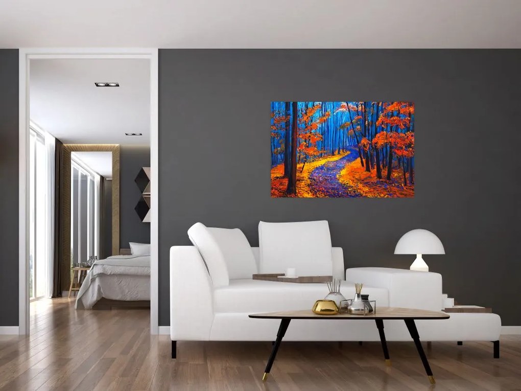 Tablou - Pădurea toamna (90x60 cm)