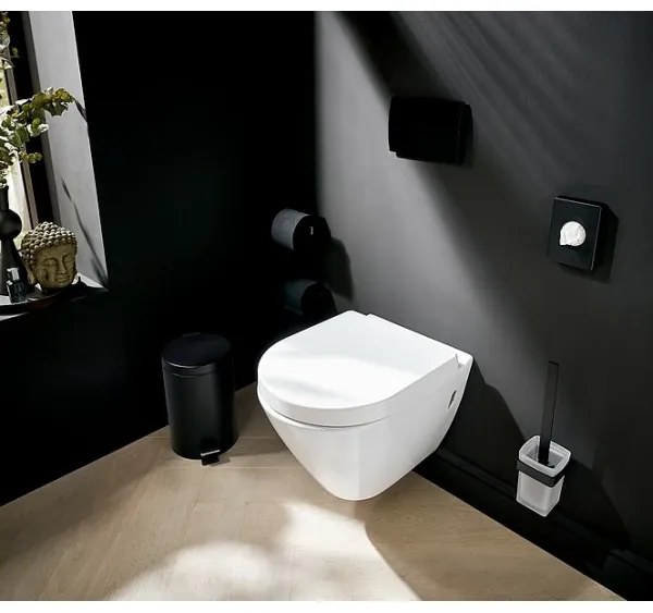 Set accesorii baie, 3 piese, Emco Loft, negru, 059813300