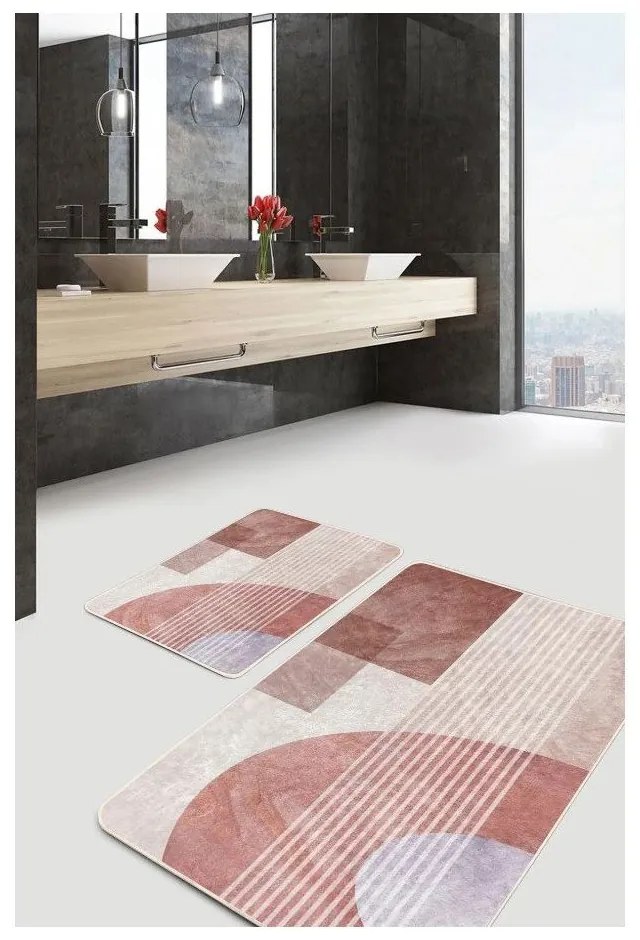 Covorașe de baie 2 buc. din catifea 60x100 cm – Mila Home