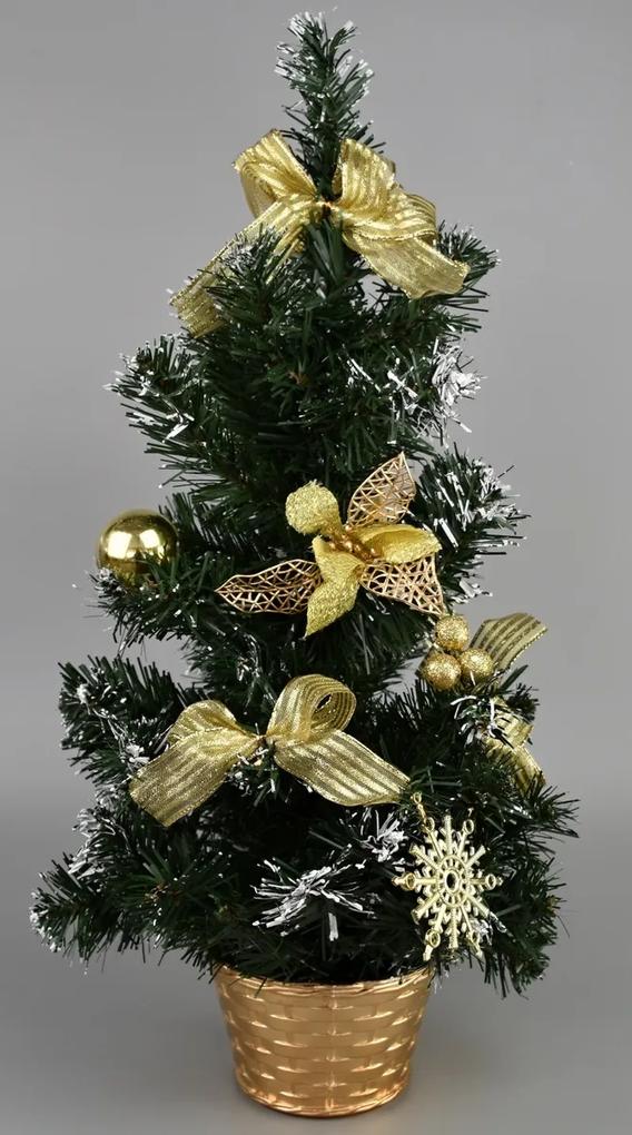 Pom de Crăciun Dimmitt auriu, 31 cm