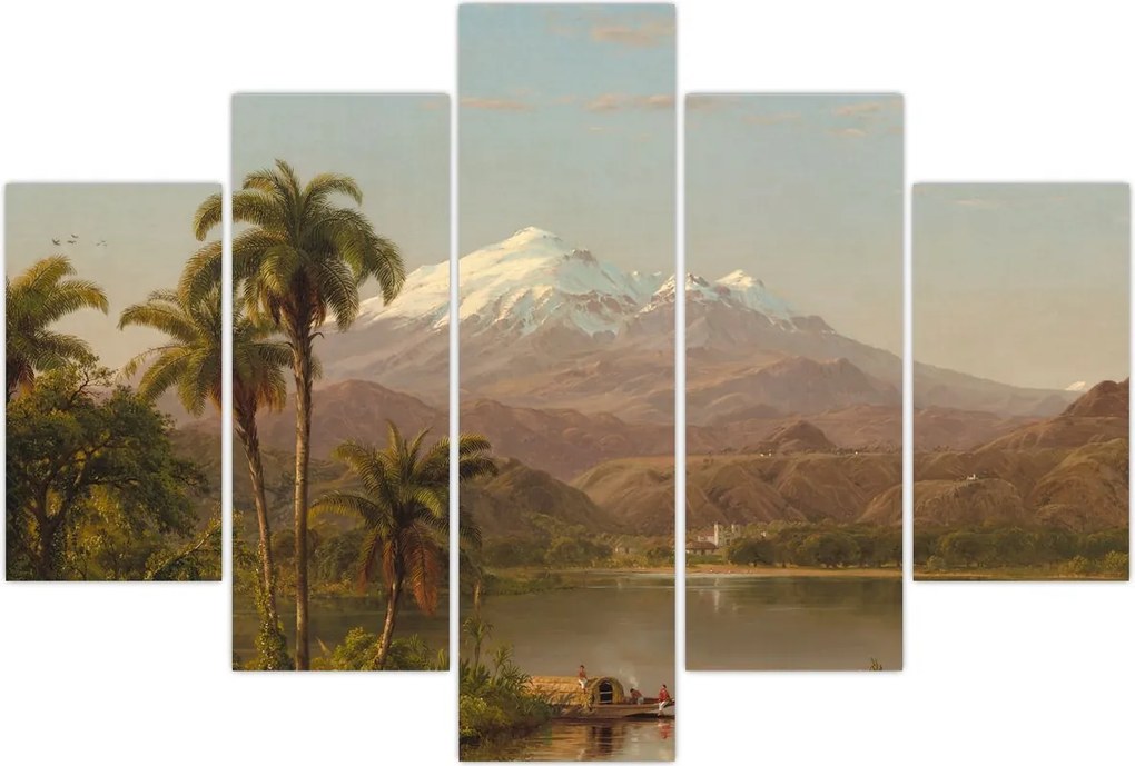 Tablou - Frederic Edwin Church, Tamaca Palms, reproducere (150x105 cm)