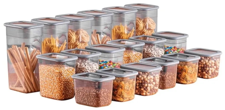 Recipiente 18 buc. pentru alimente – Hermia