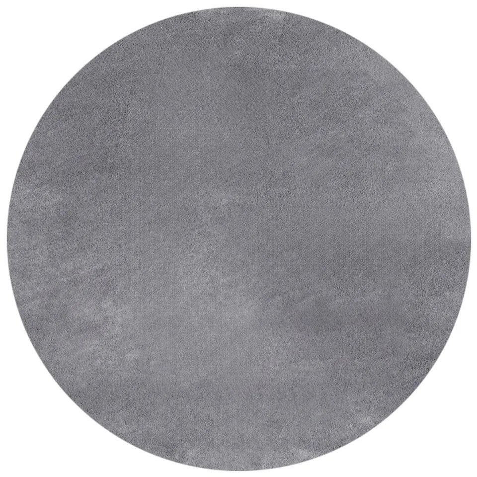 Covor gri lavabil rotund ø 120 cm Sky – Ayyildiz Carpets