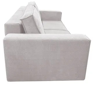 Canapea extensibilă RONDA, 3 locuri, cu spațiu de depozitare, bej