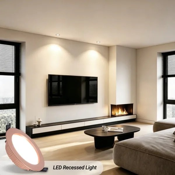 Immax NEO 07330L - LED reglabil downlight încastrat DOWN LED/12W/230V Wi‑Fi Tuya Ø 12 cm roz