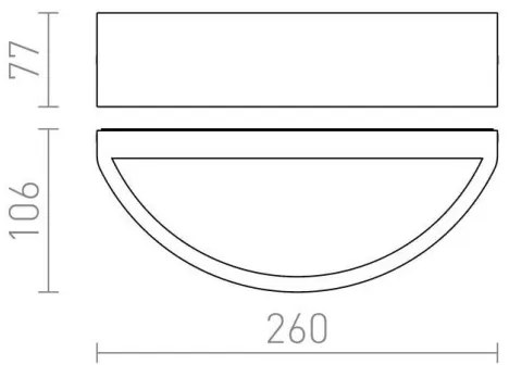 Aplică de exterior LESA 1xE27/26W/230V IP54 RED-Design Rendl-R10365