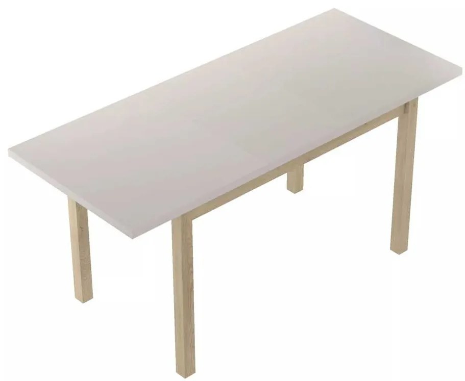 Masă de bucătărie Adam II 100 x 60 cm, crem / stejar cremona