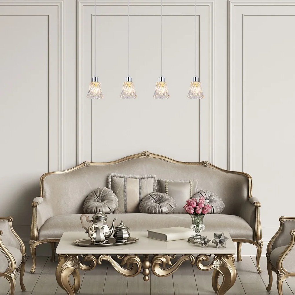 Lustra cu 3 spoturi design clasic Hestia 5304 RX