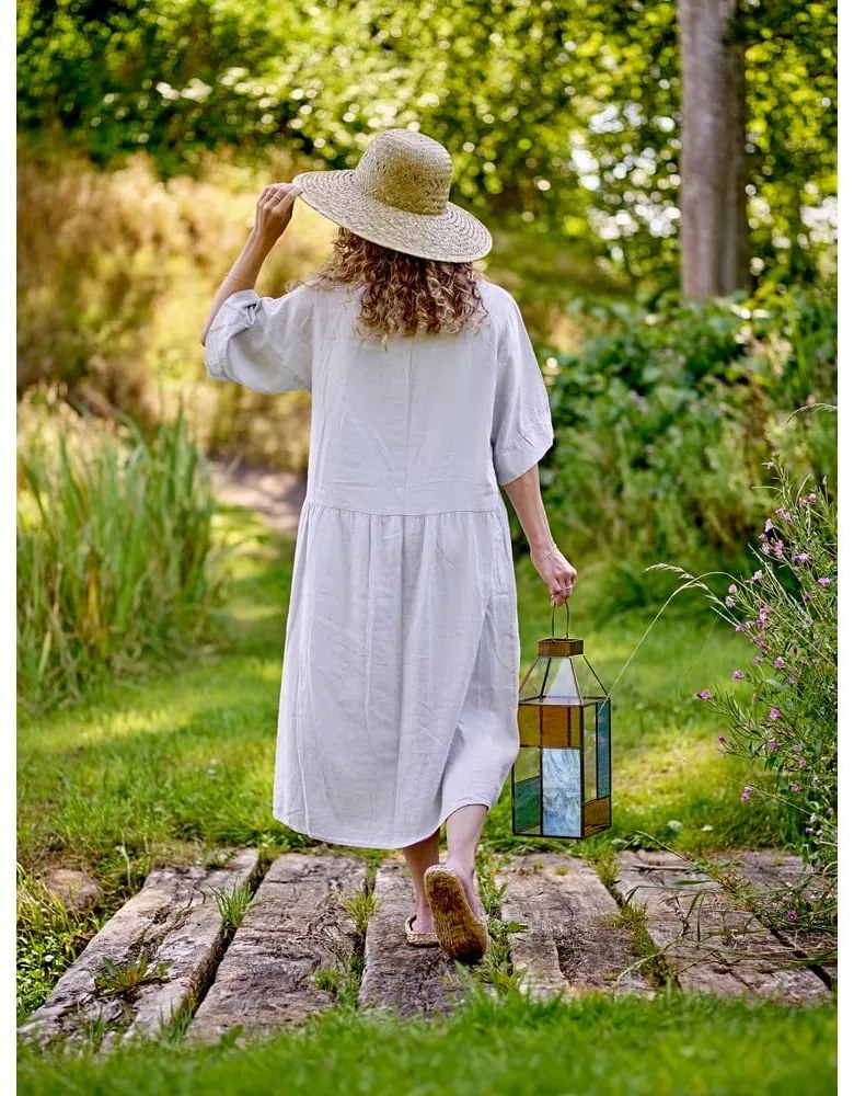 Felinar din sticlă (înălțime 38 cm) Drew – Bloomingville