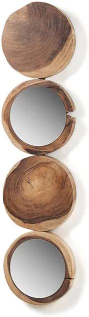 Oglinda din lemn munggur 134 cm Enkel La Forma