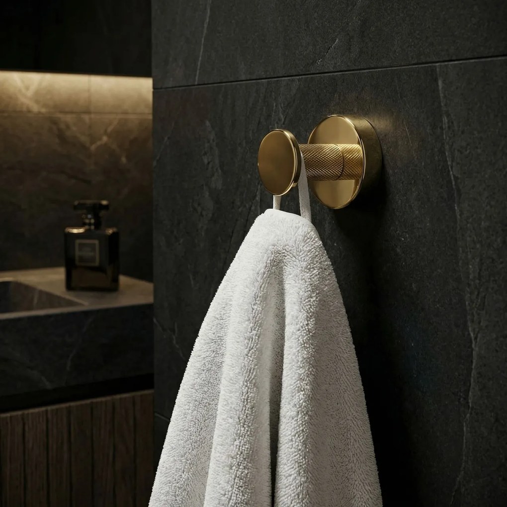 Cuier de baie 6606A Modern Gold