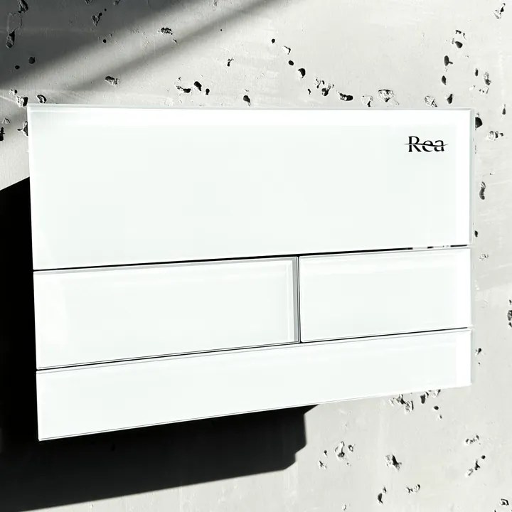 Clapeta pentru rezervor incastrat K011A-Q Rea T alb