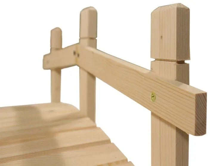 Pod din lemn de grădină - 71 cm
