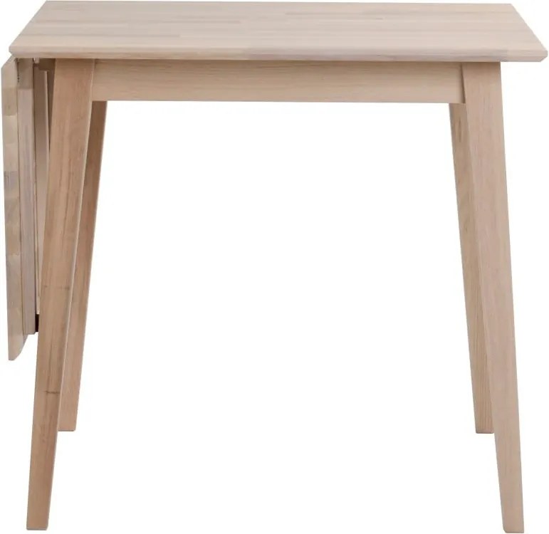 Masă de dining pliabilă din stejar lăcuit Rowico Mimi, 80 x 80 cm, mat