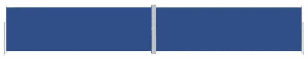 Copertina laterala retractabila, albastru, 200x1200 cm Albastru, 200 x 1200 cm