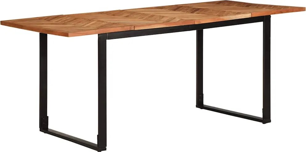 vidaXL Masa de sufragerie 180x90x75 cm din lemn masiv de salcam