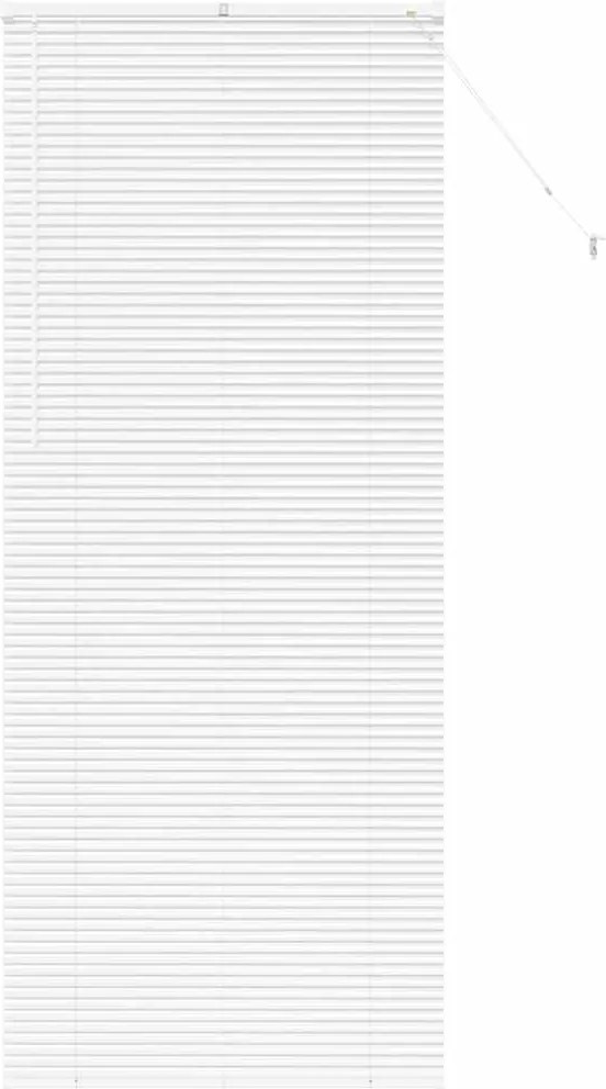 vidaXL Jaluzele venetiene Manual Alb 220 x 85 cm Aluminiu
