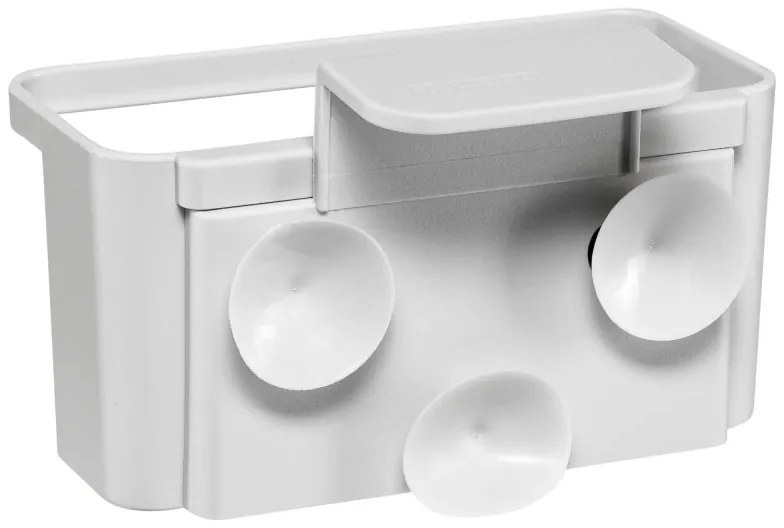 Organizator pentru chiuveta Brabantia SinkSide 1003311, Fixare pe peretele chiuvetei, Fund perforat, Gri deschis