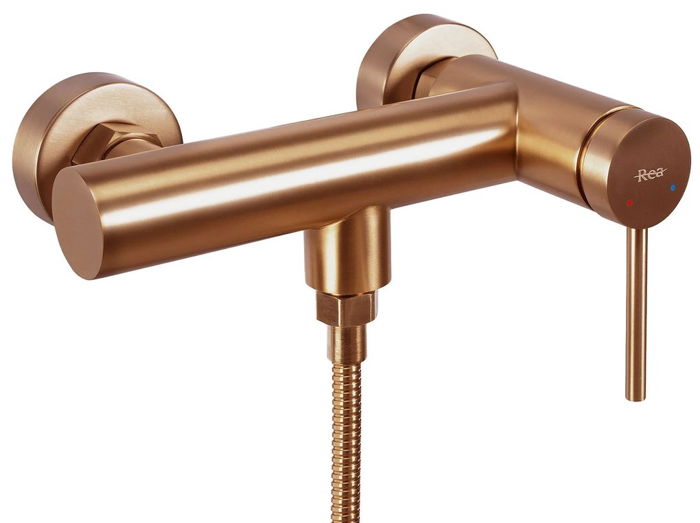 Baterie de duș REA Foss/Clif Brush Copper