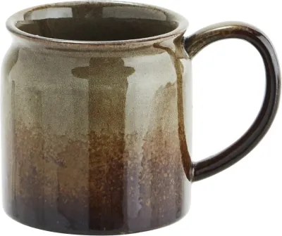 Set 4 căni din ceramică stoneware cu glazură reactivă, D8×H8 cm, „Calma"