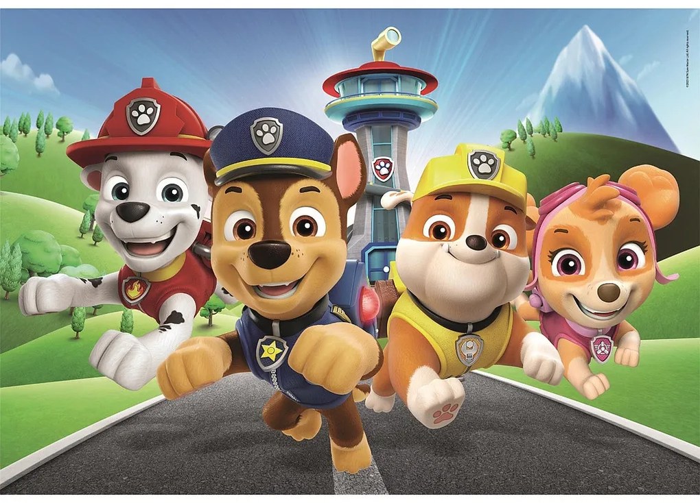 Patrula Cățelușilor Running Puzzle Clementoni de 60 piese