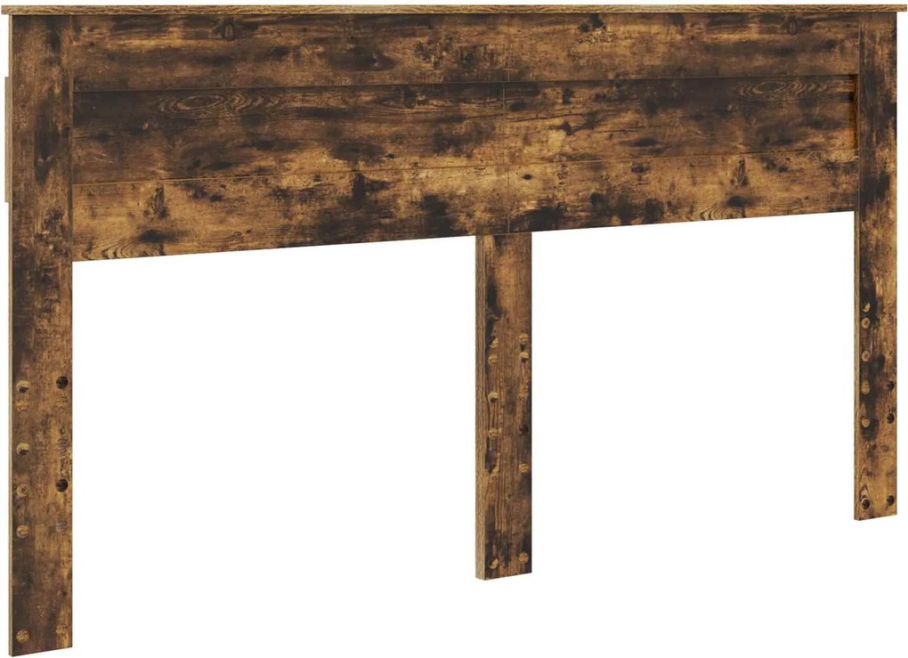 vidaXL Tăblie cap Stejar fumuriu 200 cm Lemn compozit