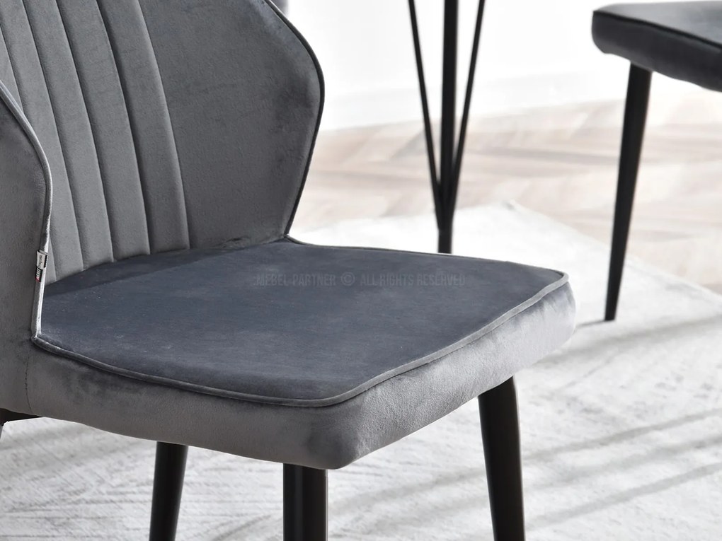 Scaun Greta K (gri + negru). 1111064