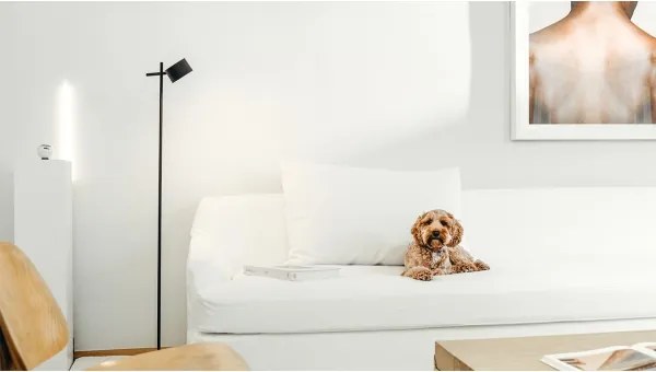 Osram - Lampă de podea LED dimabilă DECOR KYOTO LED/12W/230V neagră