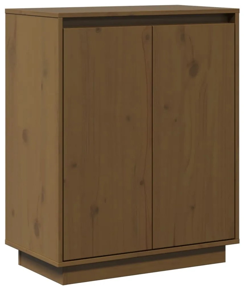 813348 vidaXL Servantă, maro miere, 60x34x75 cm, lemn masiv de pin