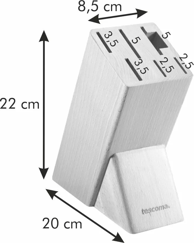 Tescoma Bloc NOBLESSE pentru 6 cuțite,foarfece/țigă, S