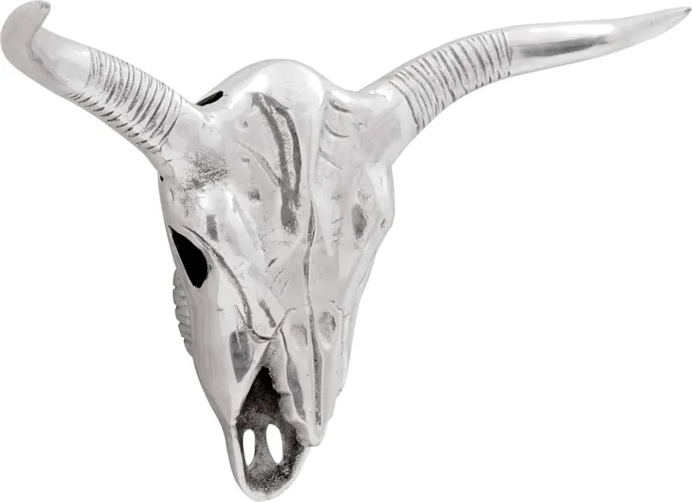 vidaXL Cruzimea de taur Argintiu 49 x 10 x 36 cm Aluminiu