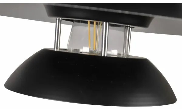 Lustră pe cablu BERIT 1xE27/20W/230V negru