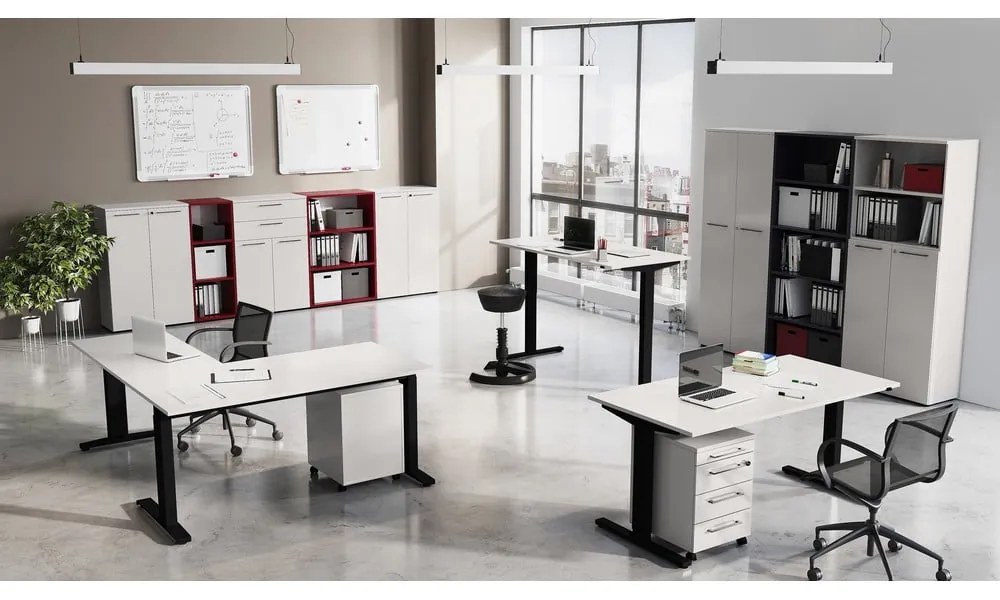 Birou reglabil cu înălțime ajustabilă electric 80x180 cm Agenda – Germania