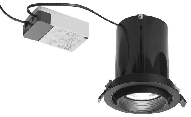 Spot incastrabil pentru tavan fals, Juno negru 30W NVL-7770445