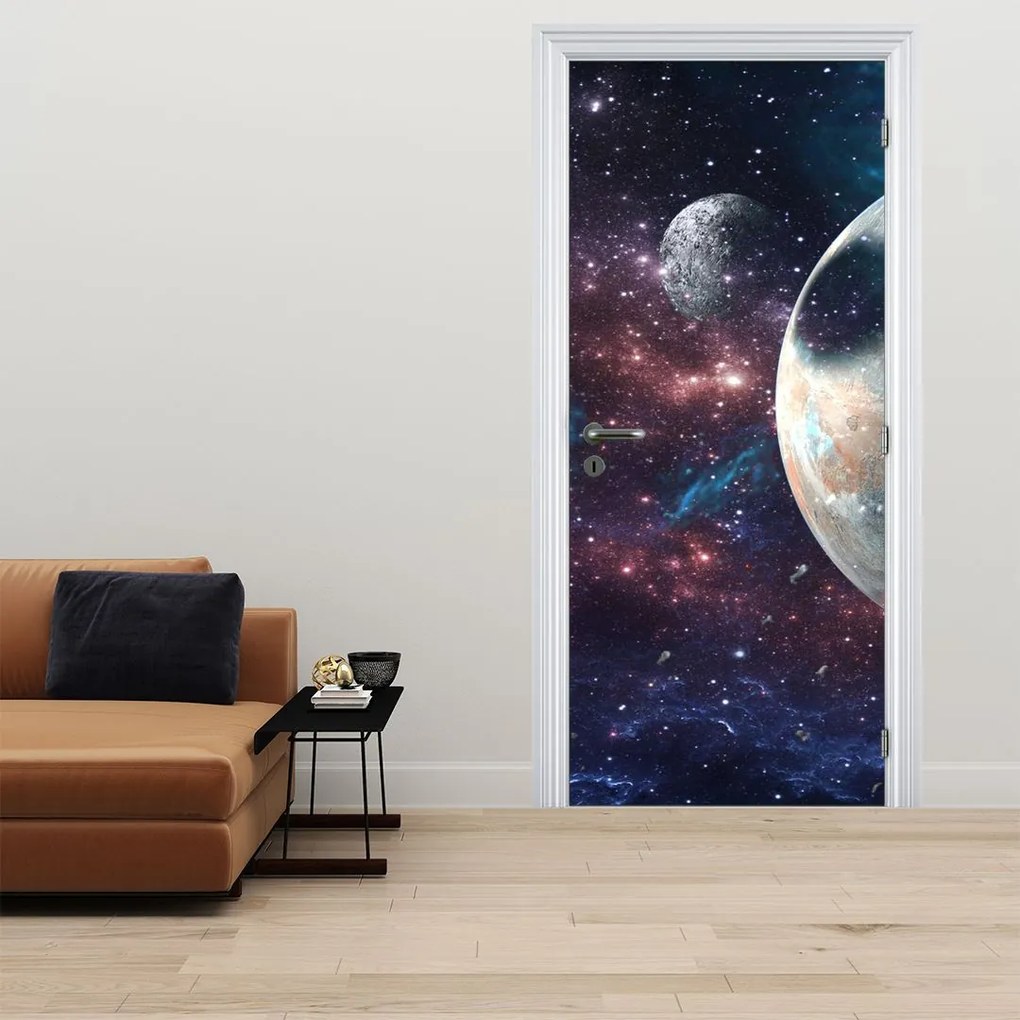 Fototapet pentru ușă - Univers (95x205cm)