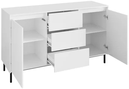 Comodă Somkera 2D3SZ (Alb + Negru) . 1103678