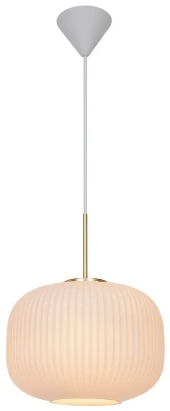 Pendul design scandinav Milford 30 alb opal